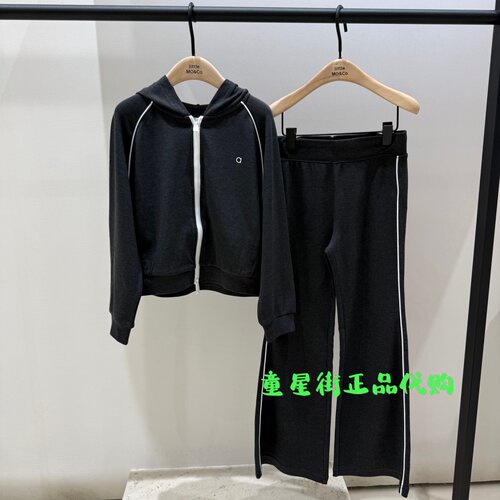 littlemoco国内代购26年秋款男女童连帽休闲运动外套KBF3JKT006