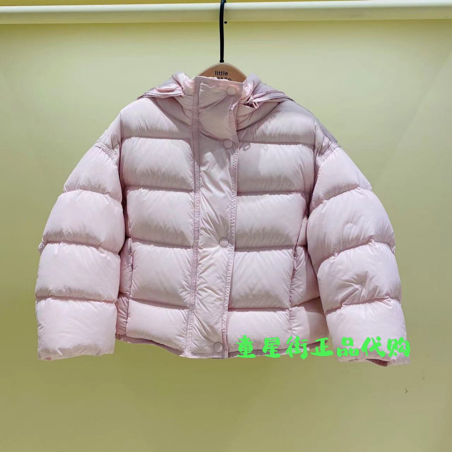 littlemoco国内代购26年冬女童休闲连帽羽绒外套KBF3EIN006
