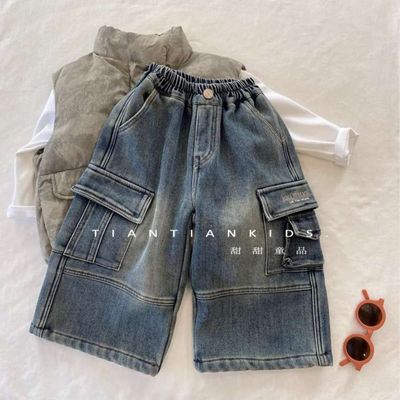 2025春款软牛仔裤子新款