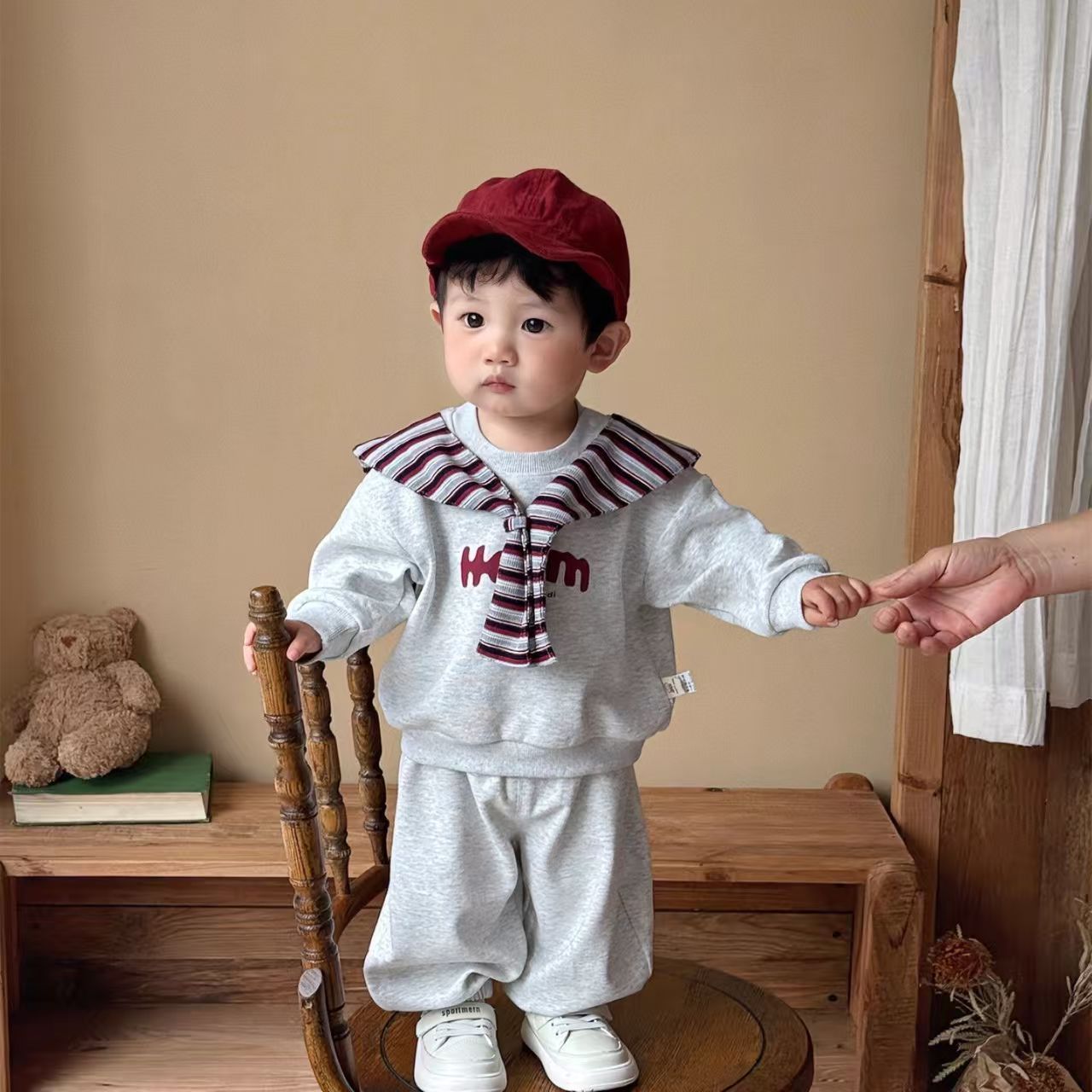 儿童卫衣韩版春秋纯棉两件套