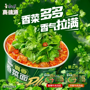 康师傅真味道香菜香辣牛肉5袋