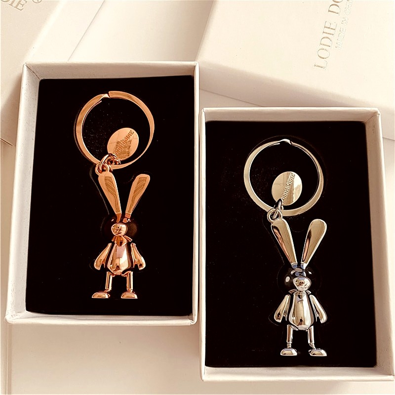 情侣兔子钥匙扣挂件卡通