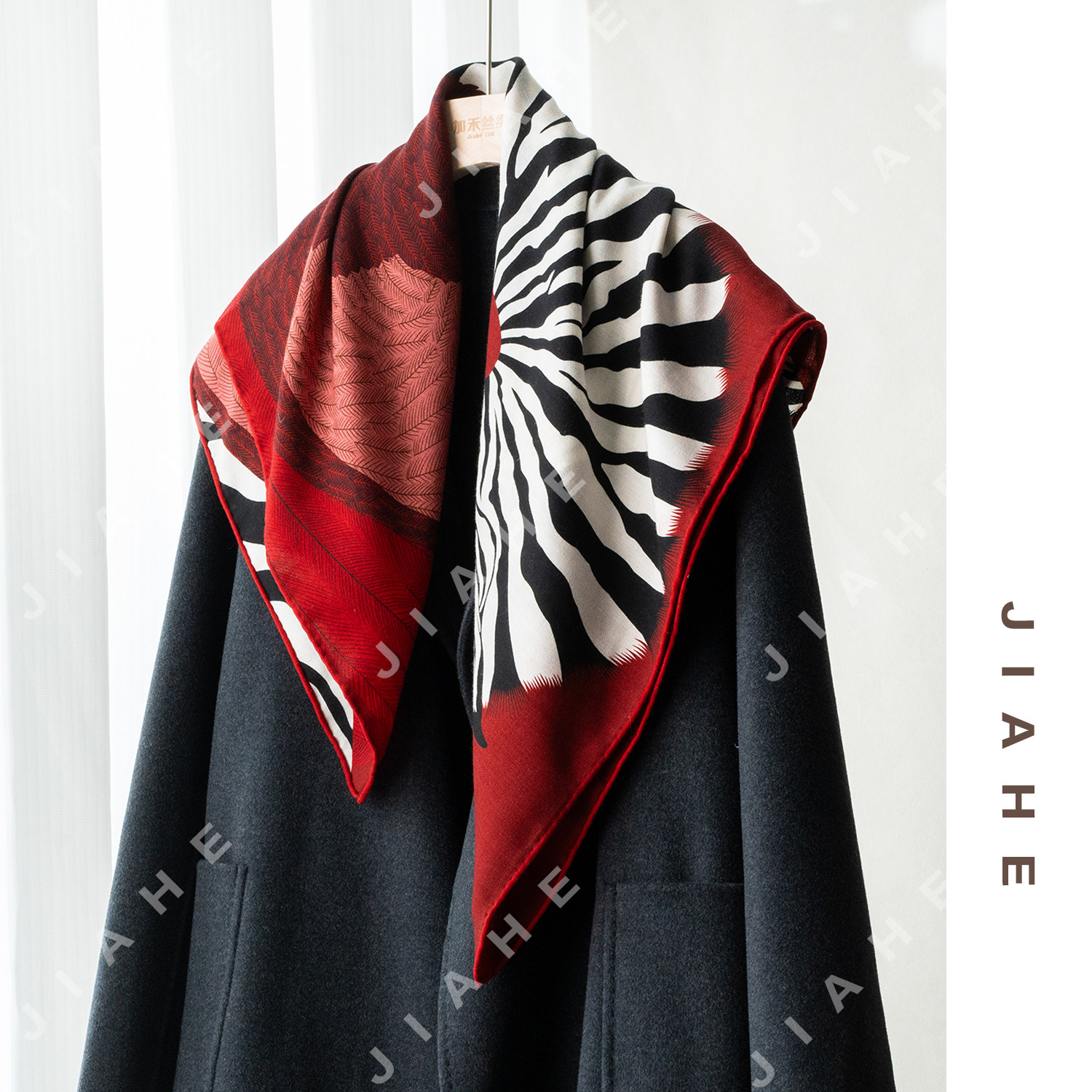 加禾【跃马衔春】马年贺岁丝毛围巾丝巾方巾85*85,服饰配件/皮带/帽子/围巾,围巾/丝巾/披肩,淘宝优惠券,粉丝福利购,淘宝优惠卷