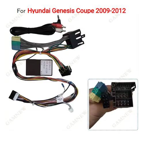 Hyundai Genesis Coupe 2009-2012 安卓屏导航线协议盒