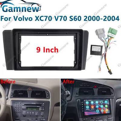 适用于VOLVO XC70 V70 S60 2000 导航面框架面板中控改装外框