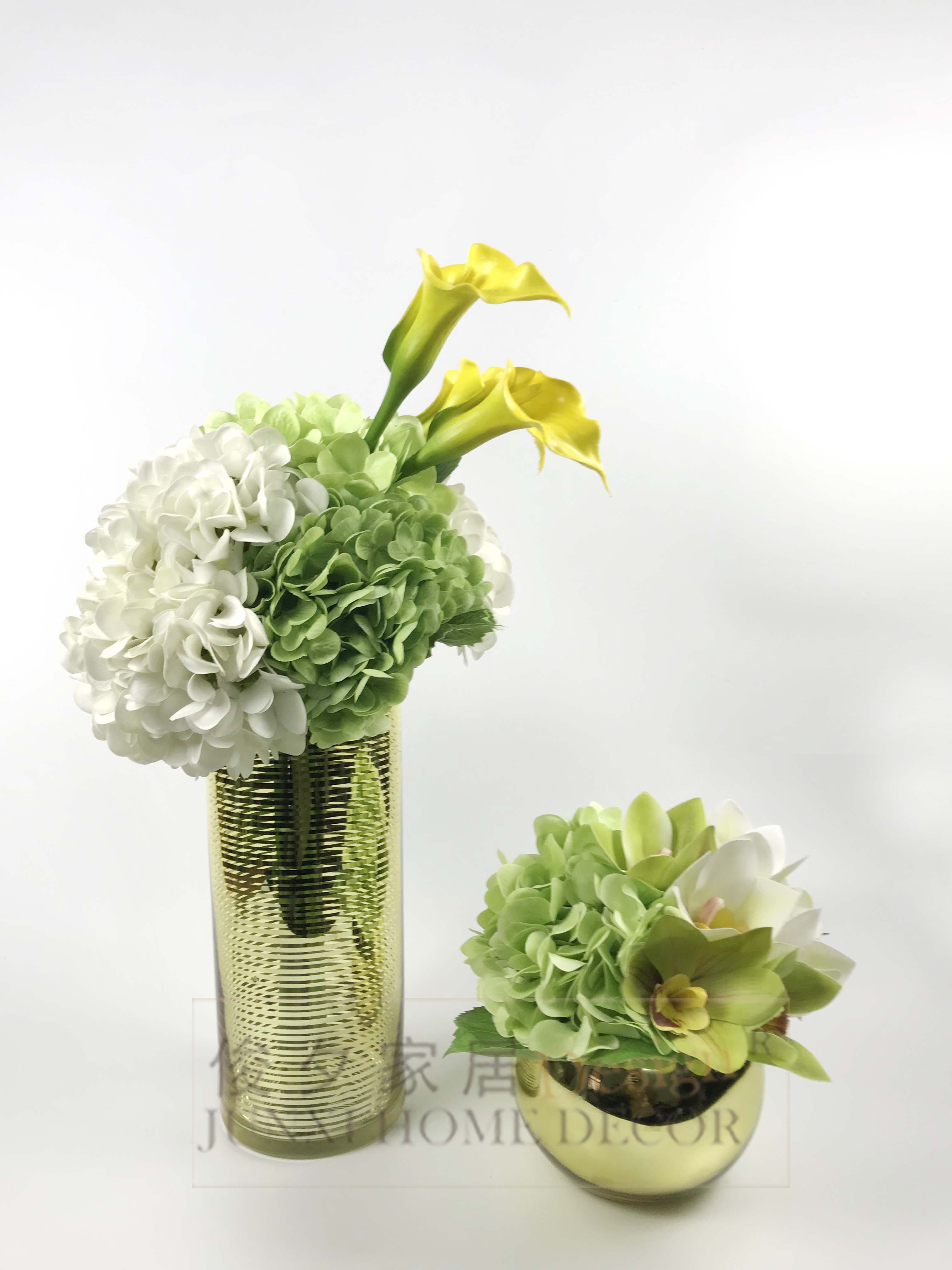 软装定制设计仿真花艺插花套装摆样板房花艺茶几摆设花艺