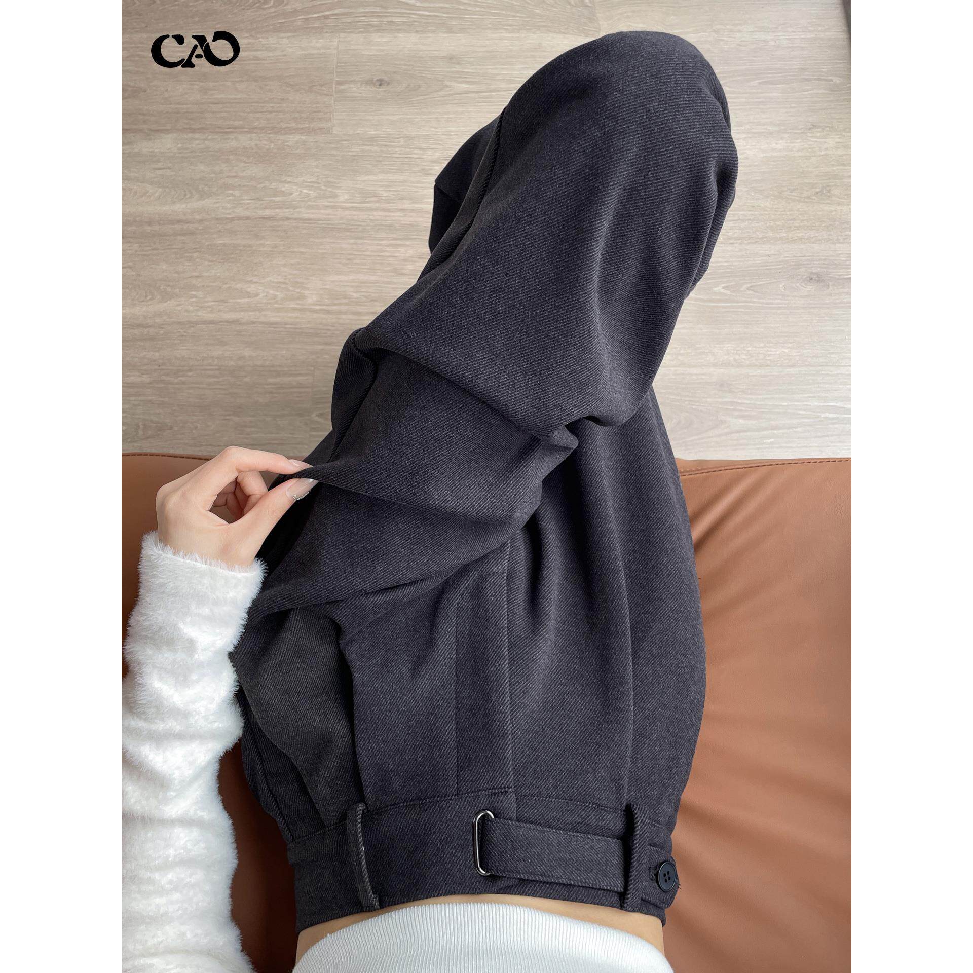 毛呢西装裤女黑灰色秋冬新款加绒加厚高腰抗皱垂感窄版阔腿直筒裤,女装/女士精品,西装裤/正装裤,淘宝优惠券,粉丝福利购,淘宝优惠卷