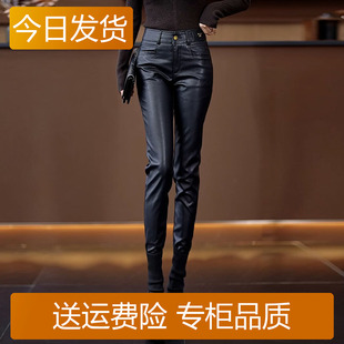 皮裤女2026新款秋冬季高腰显瘦紧身外穿PU皮小脚铅笔裤外穿打底裤