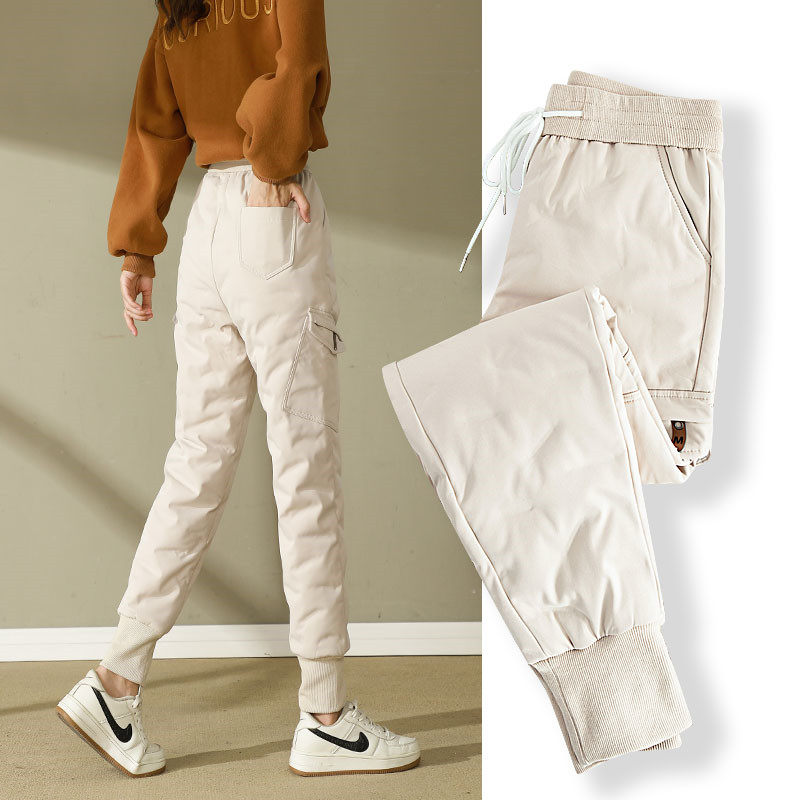 羽绒裤女外穿时尚2025新款秋冬季加厚零下40度防寒工装女士棉裤,女装/女士精品,棉裤/羽绒裤,淘宝优惠券,粉丝福利购,淘宝优惠卷