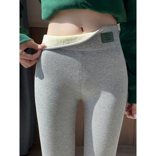 女外穿秋冬季 棉保暖裤 加绒加厚棉裤 修身 东北特厚大码 羊羔绒打底裤