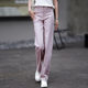 宽松休闲宽裤 粉色冰丝透气牛仔直筒裤 子 薄款 夏裤 女夏季 2026新款