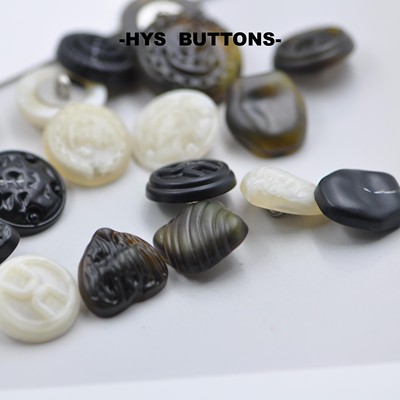 HYS BUTTONS新款钮扣不规则造型钮扣高品质时尚百搭小香纽扣