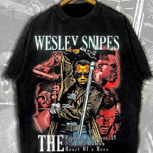 Blade刀锋战士 80S经典电影美剧周边 重磅水洗做旧 美版短袖T恤潮