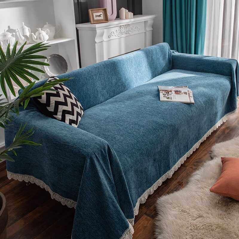 加厚北欧纯色雪尼尔沙发巾全盖布艺轻奢四季通用万能沙发垫防猫抓,居家布艺,沙发垫,淘宝优惠券,粉丝福利购,淘宝优惠卷