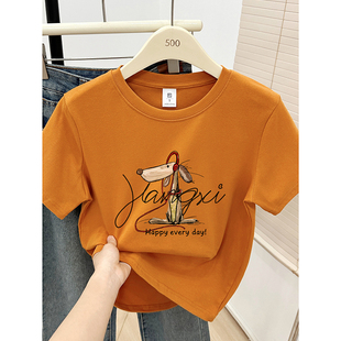 大码 半袖 女装 T恤夏季 体恤上衣潮 胖mm通勤百搭正肩短袖 2025新款