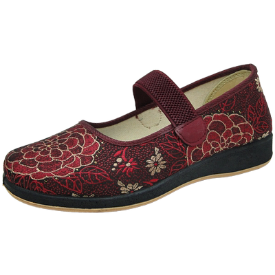 老北京布鞋平底34码防滑小脚鞋