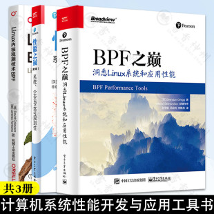 云计算架构演进书 性能之巅第2版 3册 网络技术书籍 BPF之巅 Linux内核观测技术BPF 系统企业与云可观测性 洞悉Linux系统和应用性能