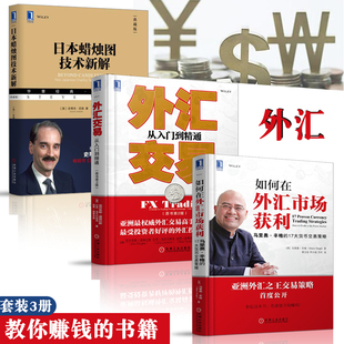 外汇交易书籍3册 日本蜡烛图技术新解 货币金融学书籍 正版 外汇交易从入门到精通 股票期货 投资理财书籍 如何在外汇市场获利