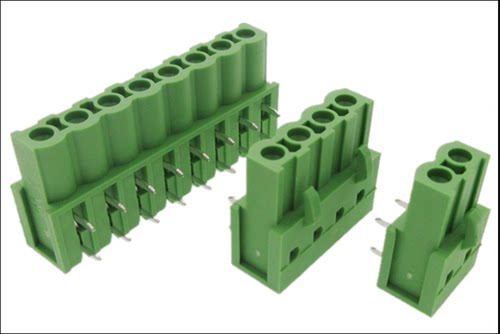 插拔式接线端子2EDGA-5.08MM板对板连接弯针