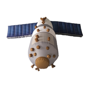 充气仿真天空一号模型 充气航空卫星发射器火箭航天飞船飞碟