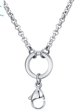 高档钛钢厘米吊坠