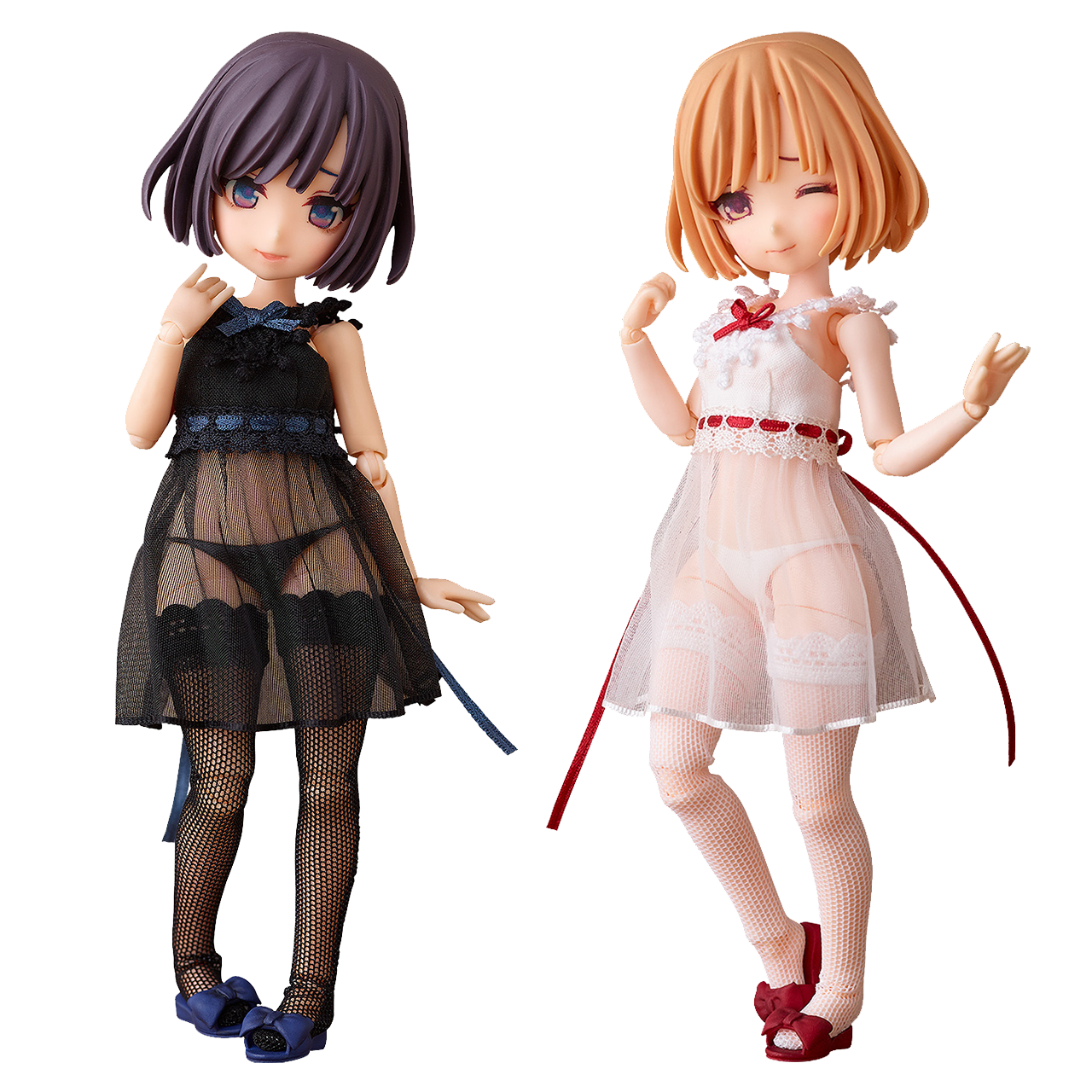 pardoll baby doll blancnoir可动娃娃