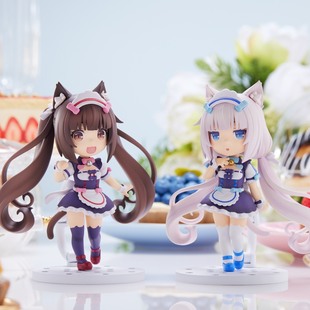 手办再版 现货Plum迷你手办100猫娘乐园巧克力香草Q版 bilibili