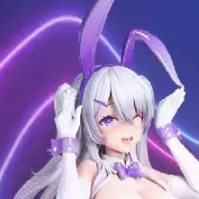 【bilibili】现货BearPanda温感漆&3D水晶眼兔女郎凛 汐娅 手办