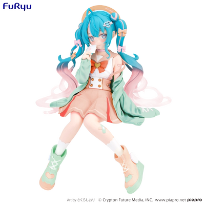 初音未来哔哩哔哩泡面压景品手办