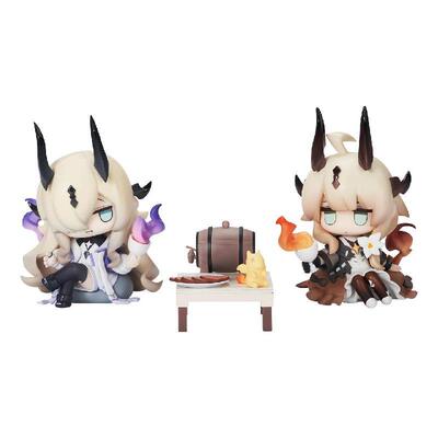 明日方舟死芒&焰影苇草Q版手办