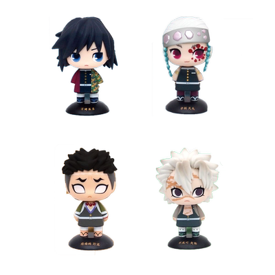 鬼灭之刃音柱岩柱风柱水柱Q版