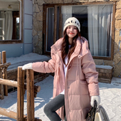 CC夫人 21066 保暖羽绒服外套YS1 冬上新左播时尚 宽松百搭长款
