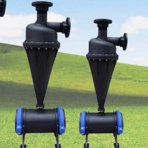 塑料离心过滤器农业灌溉用旋流除砂过滤设备离心式砂石分离器