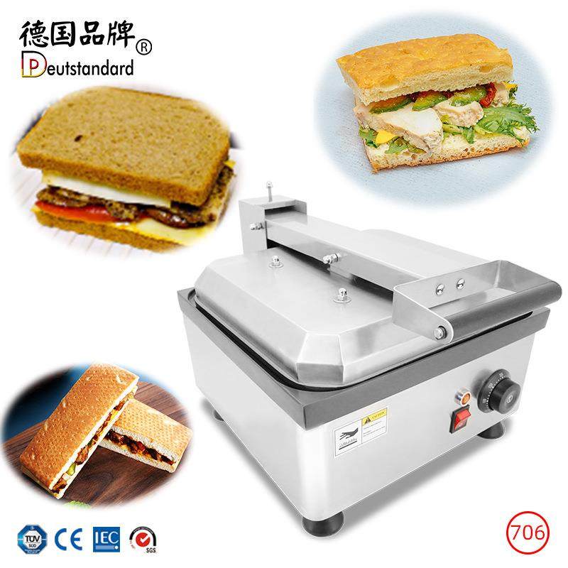 商用压扒炉 电热平面多士炉子 鸡架压扒机器 帕尼尼面包加热设备