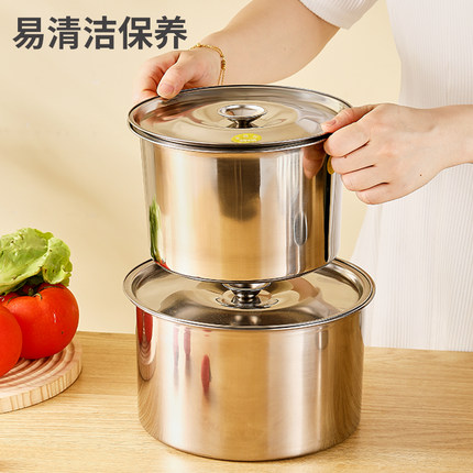 304不锈钢味盅带盖酒店味盒厨房调味罐调料缸钢盆容器辣椒储存罐