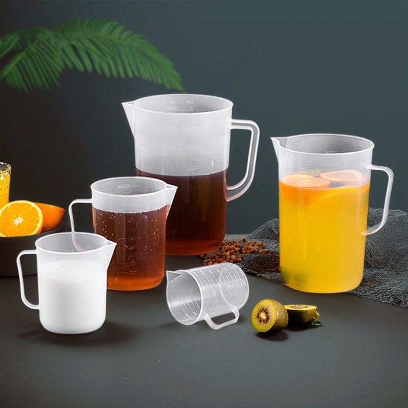 塑料量杯带刻度大容量烘焙奶茶店