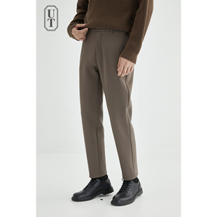 加厚直筒西装 加绒秋冬款 裤 2025新款 子男 高级感休闲裤 宽松长裤 男士