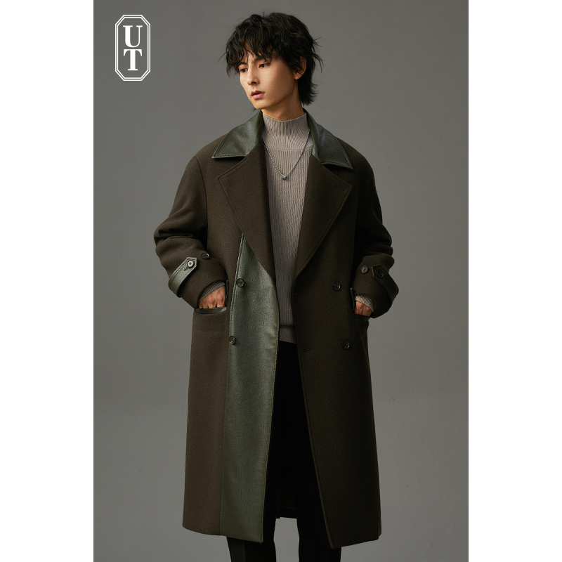 冬季羊毛大衣外套加厚保暖呢子