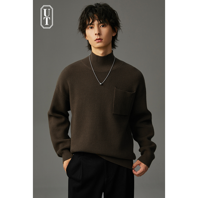 打底衫圆领加厚毛衣内搭休闲上衣