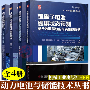 锂离子电池健康状态预测 基于数据驱动的车辆集群服务+锂离子电池多尺度建模状态估计+锂离子电池智能感测管理+动力蓄电池实用技术