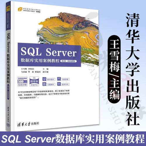 【2023新书】SQL Server数据库实用案例教程 第2版 第二版 微课视频版 王雪梅 李海晨 马亚丽 高等学校计算机类课程创新系列教材书