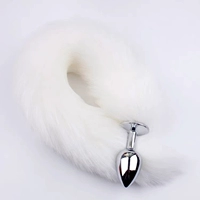 1 Анальная заглушка белого хвоста