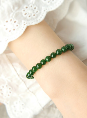 女碧玉民族风天然矿料