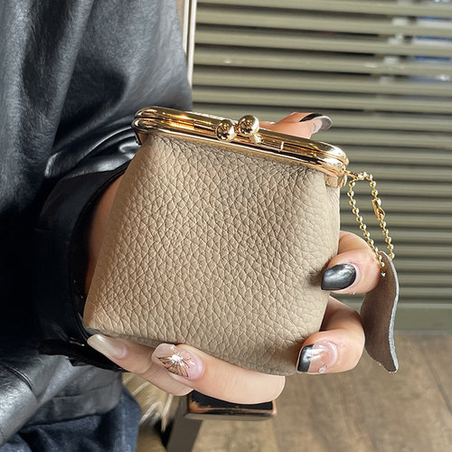 零钱包迷你真皮硬币口红收纳包包