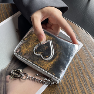 超薄零钱包真皮硬币小钱包女款2026新款轻薄小巧牛皮迷你小包精致