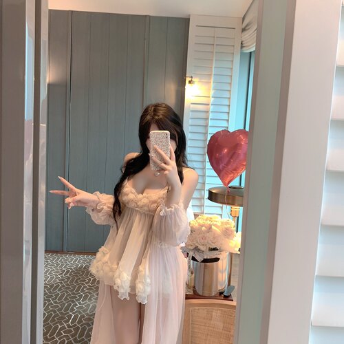 约会睡裙重工仙女睡衣网纱