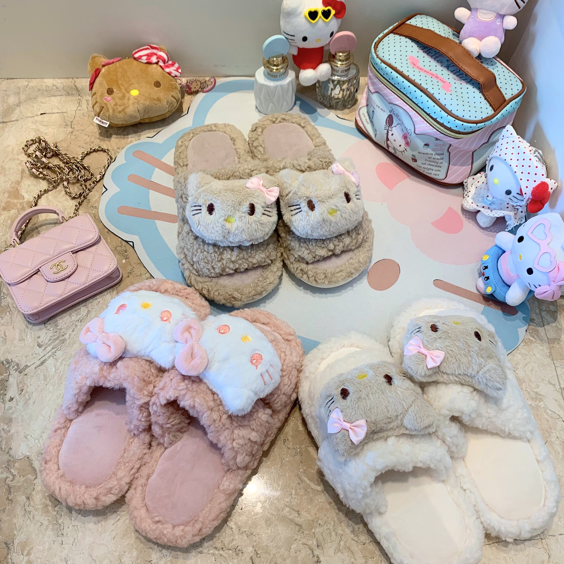 捞捞酱「暖乎乎滴毛绒拖鞋～」小k系列踩屎感毛绒拖鞋居家冬保暖