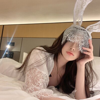 万人迷白色蕾丝装扮性感女神发箍