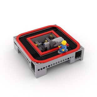 小小工程师国产积木齿轮机械组机器人科技拼装传送带教具MOC套装