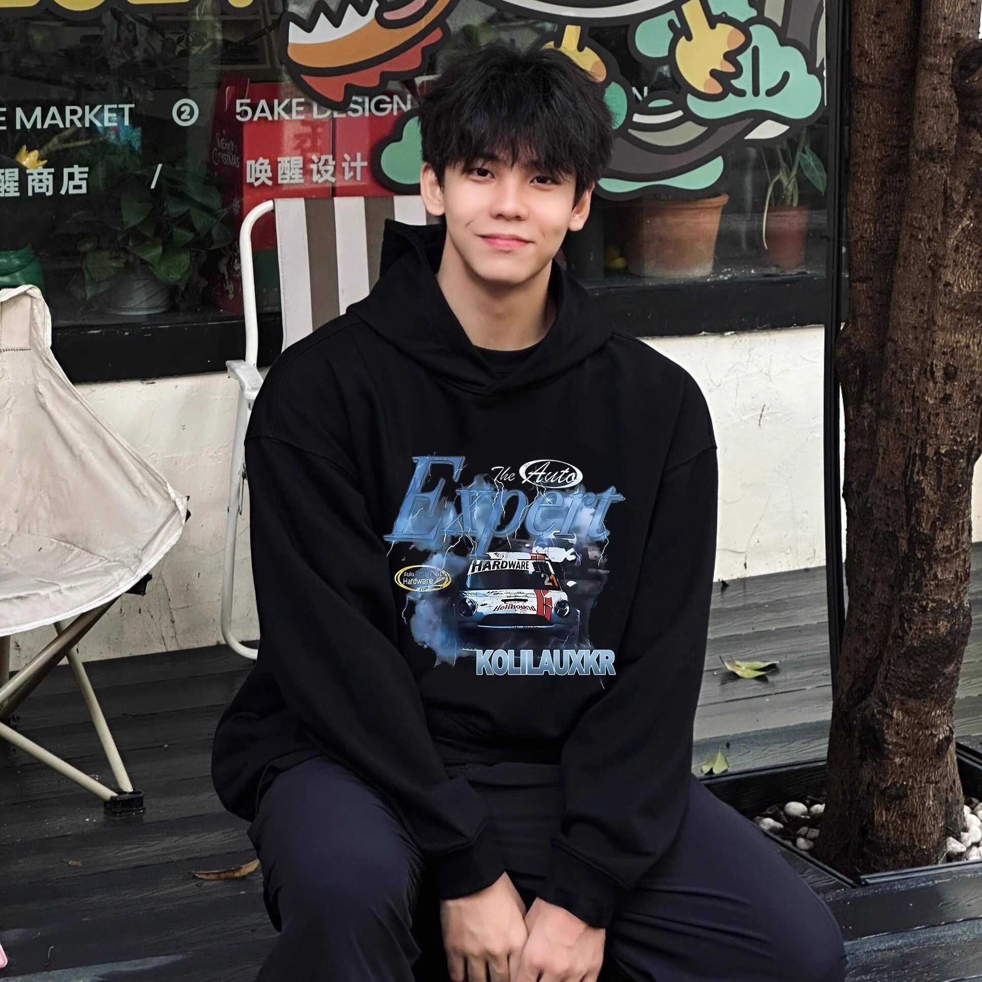 TAJN潮牌连帽卫衣男秋冬新款美式高街痞帅高级感重磅宽松上衣外套,男装,卫衣,淘宝优惠券,粉丝福利购,淘宝优惠卷